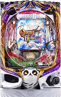 Pクイーンズブレイド4 ナナエルver 筐体画像