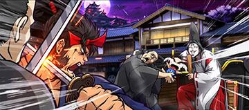 闇夜の計略！腹黒い白塗り