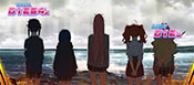 女子5人の後ろ姿