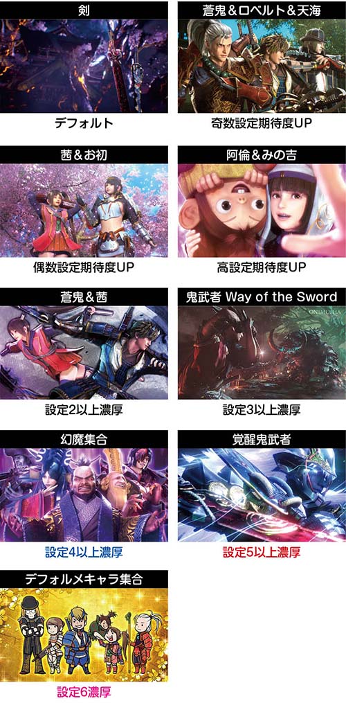 スマスロ新鬼武者3 AT終了画面