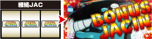 SHAKE BONUS TRIGGER_継続JAC