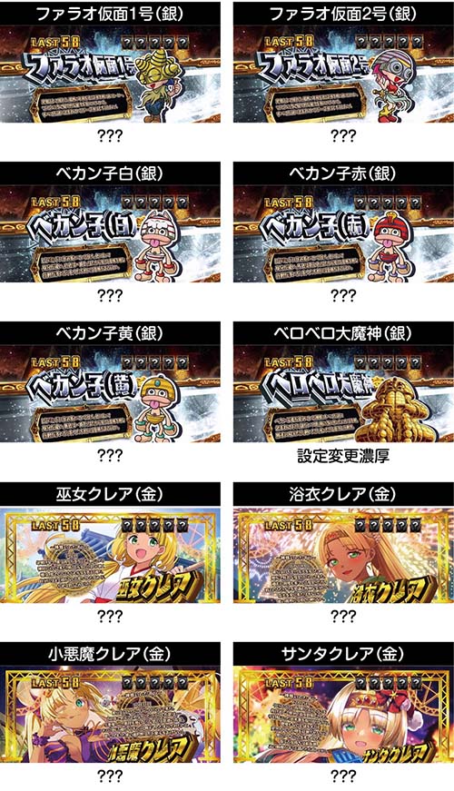 RB中の設定示唆