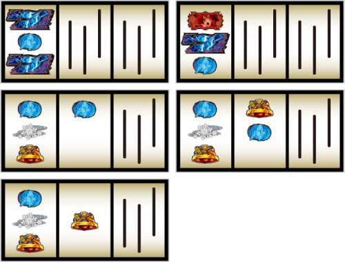 チャンス目濃厚の停止目_ステップアップ演出