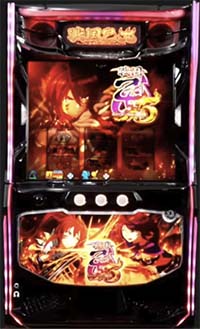 スマスロ戦国乙女5 筐体画像