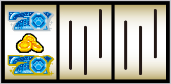 左リールに青7サンド目停止
