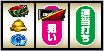 スマスロ バイオハザードRE:3_赤7狙い手順⑥