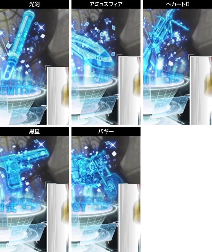 アイテムの種類