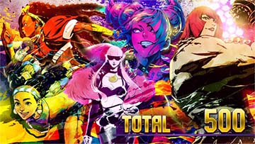 スマスロ ストリートファイター6 ボーナス終了画面 女性集合