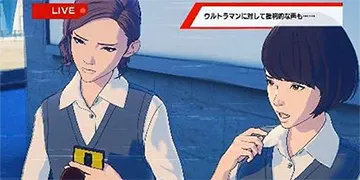 市民インタビュー演出